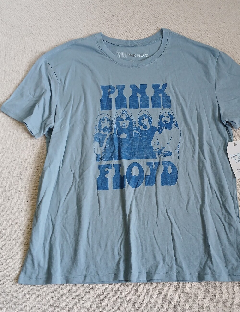 pink floyd ♡ time & tru band tee shirt 70s large
